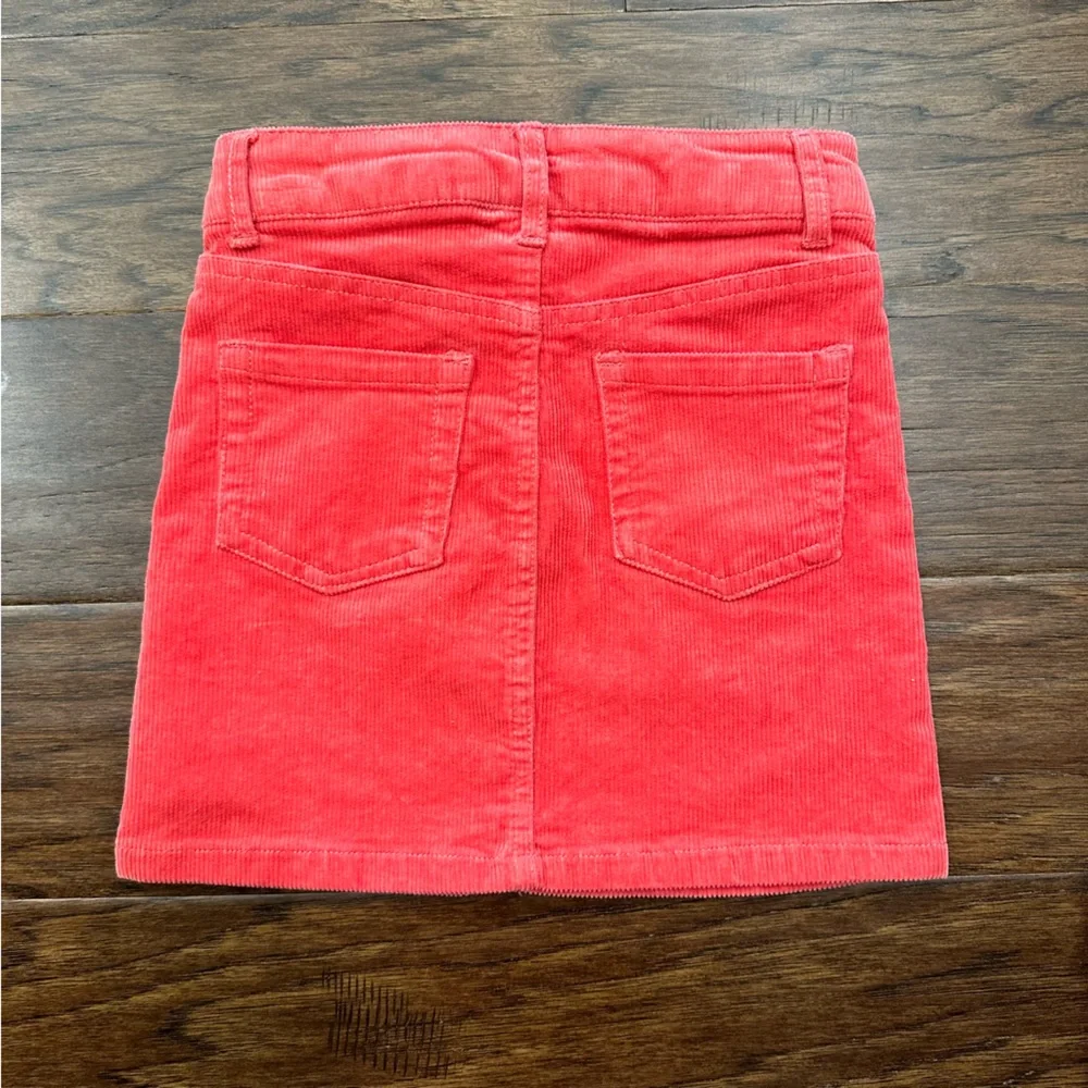 Art Class Corduroy Mini Skirt - Coral S (6/6x) - Picture 2 of 5